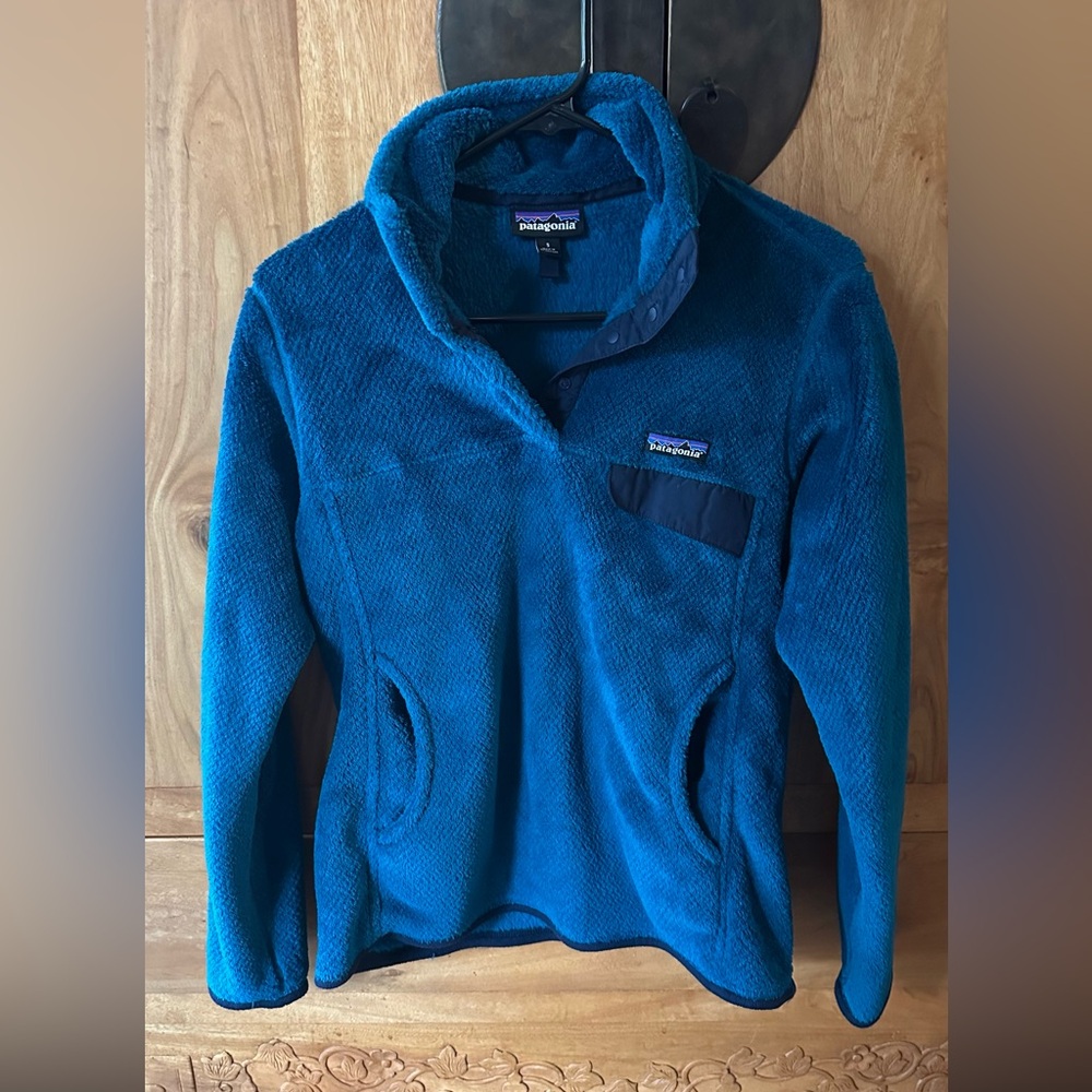 Patagonia Blue Fleece Pullover